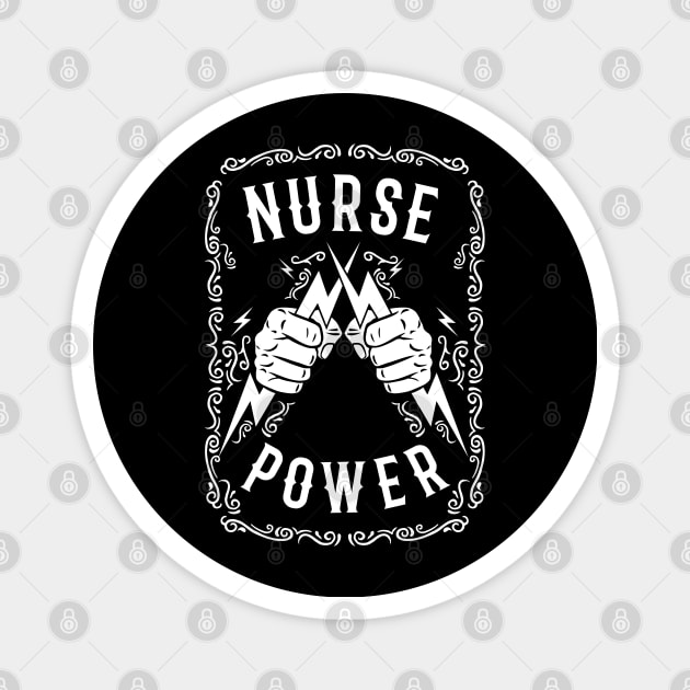 Nurse Power - Nurses Week Magnet by isstgeschichte